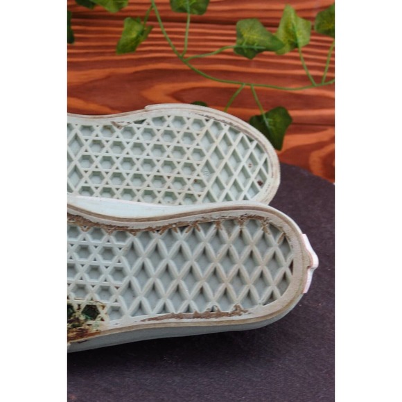 VANS Toddler Girls 12 Medium Green Skateboarding Fabric - Picture 7 of 7